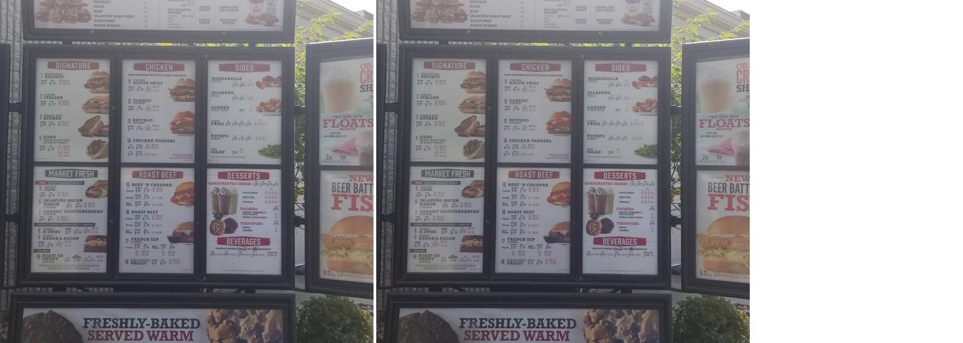 Arby's Menu