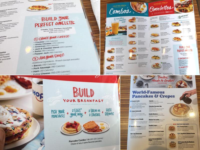 IHOP Menu