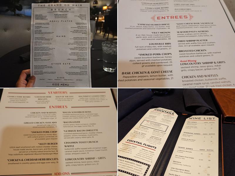 The Grand on Main Menu