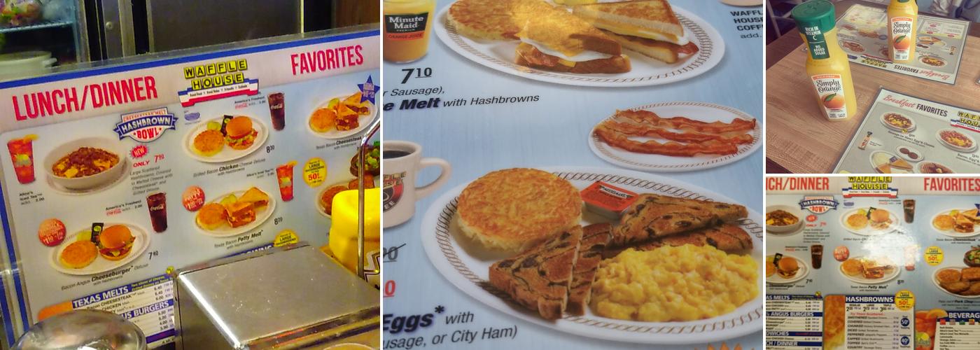 Waffle House Menu