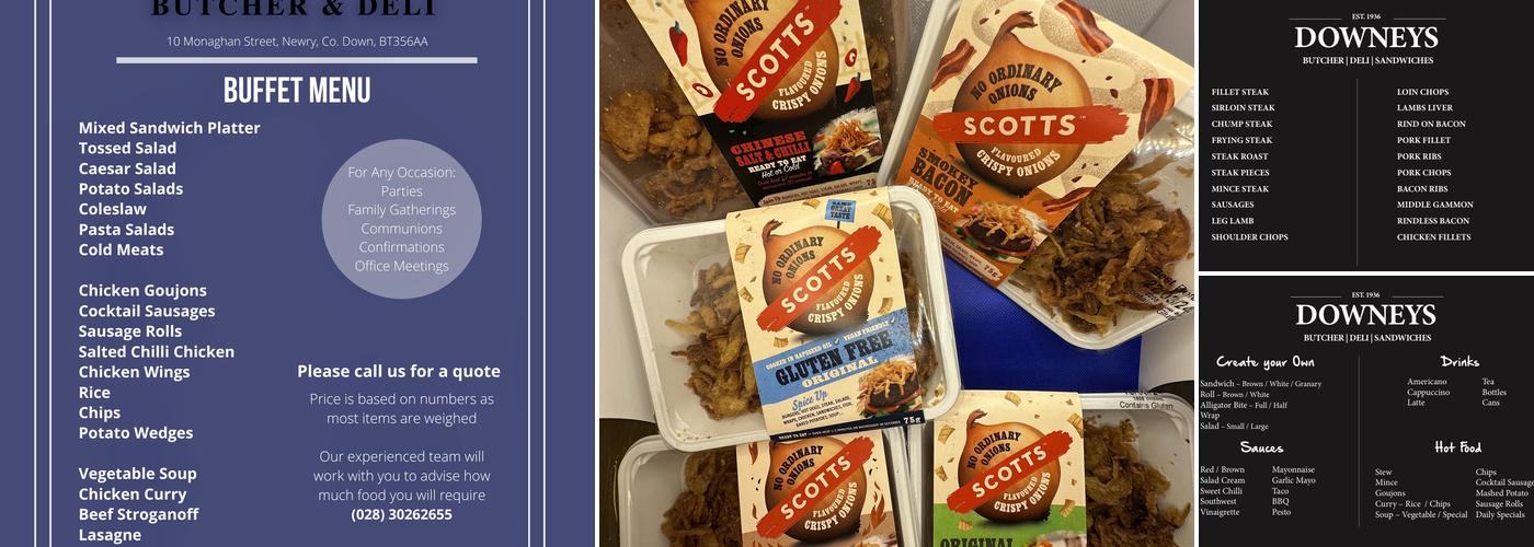 Downey's Butcher & Deli Menu