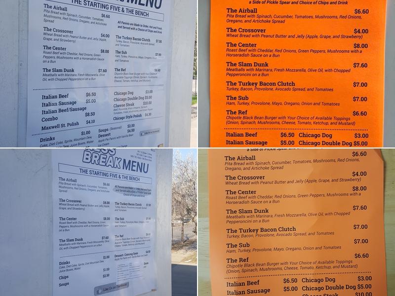 Press Break Menu