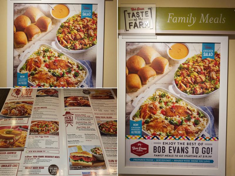 Bob Evans Menu