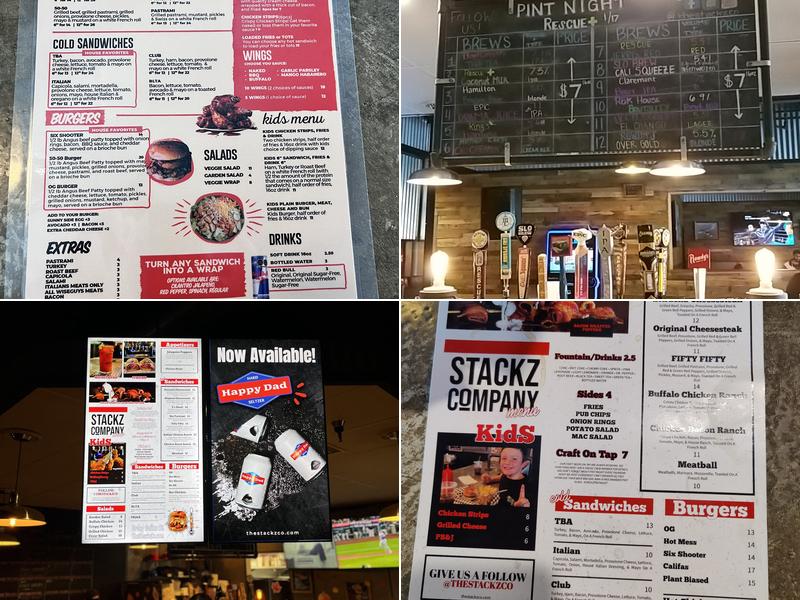 The Stackz Co. Menu