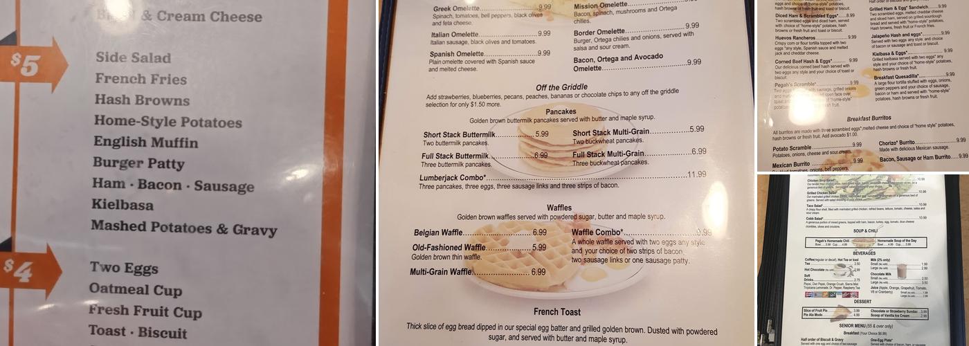 Pegah’s Kitchen Menu