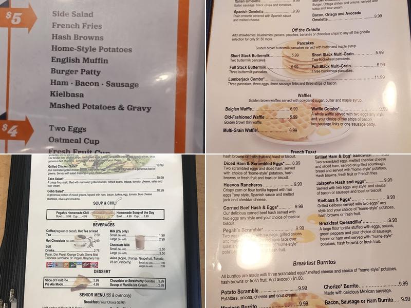 Pegah’s Kitchen Menu