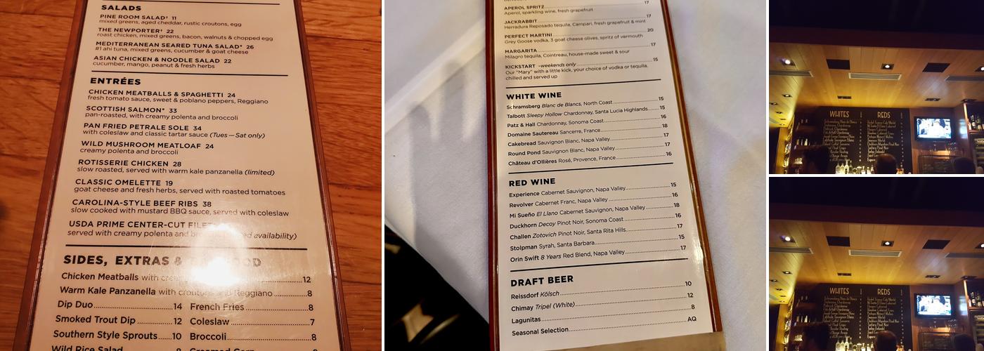 R+D Kitchen Menu