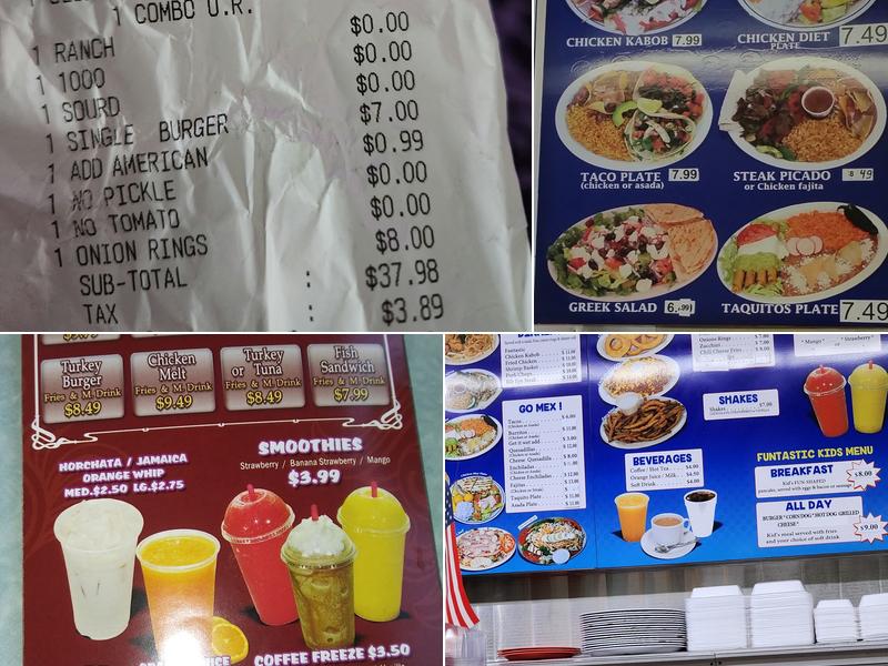 Fantastic Grill Menu