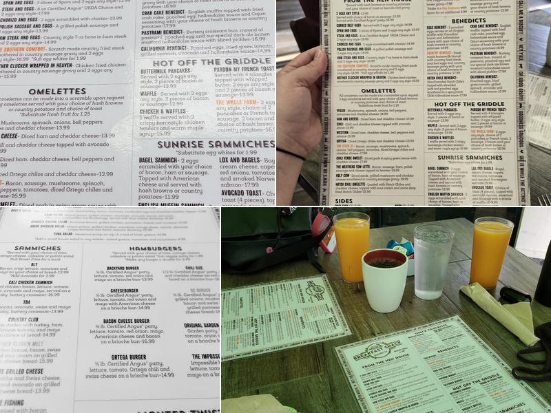 Breakfast Shack Menu