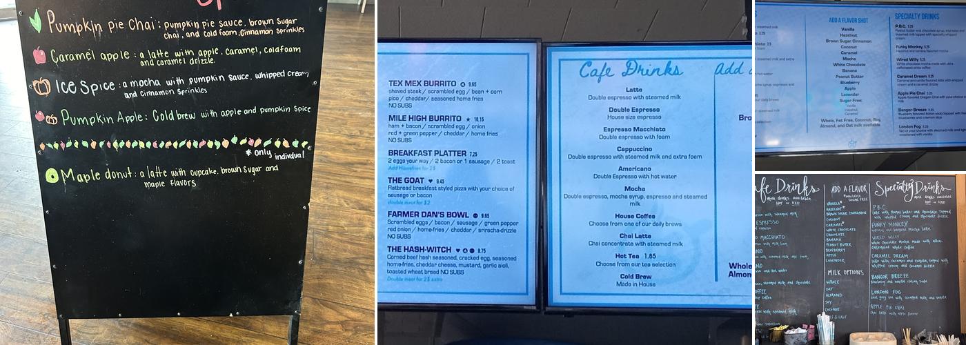 The Grind House Menu