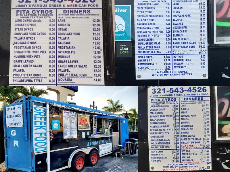 Jimmy's GR Original Menu