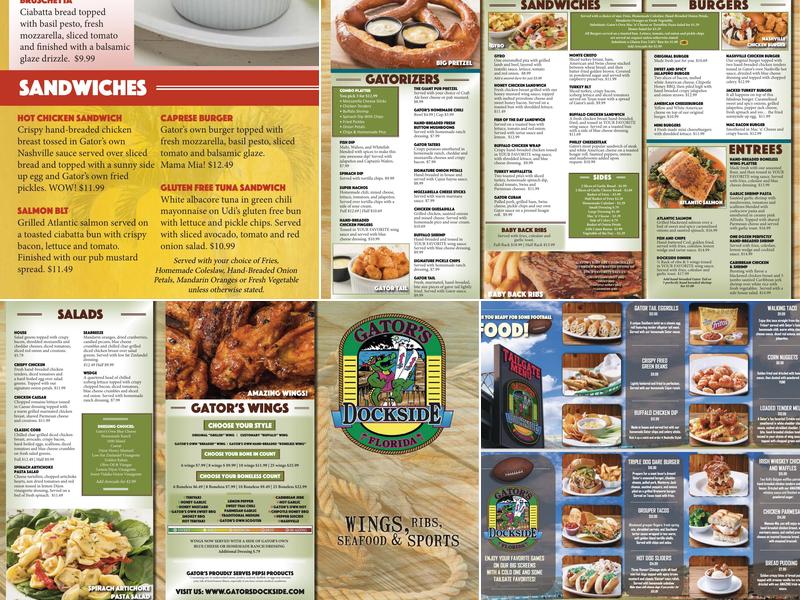 Gator's Dockside Yulee Menu