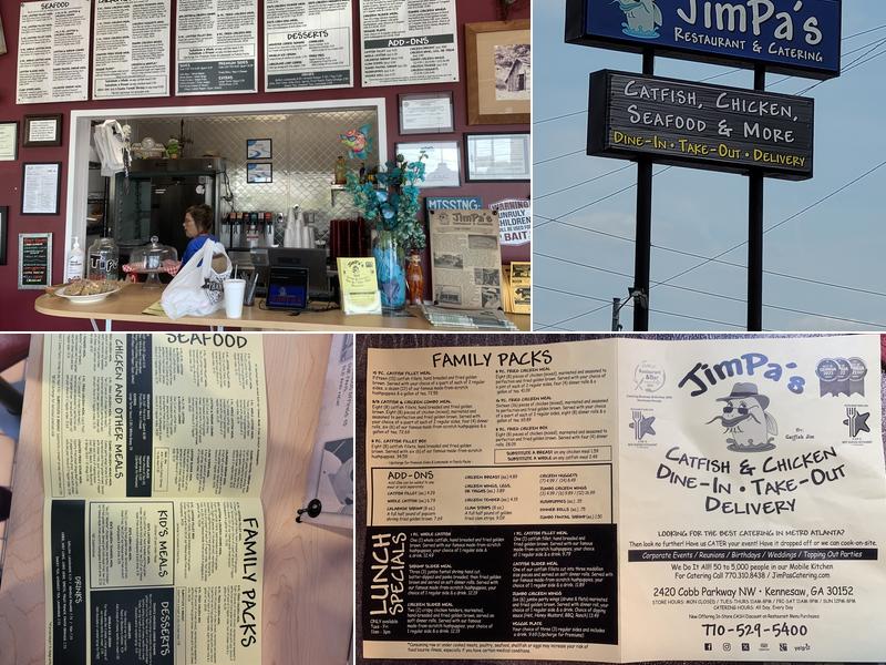 Jimpa's Catering Menu