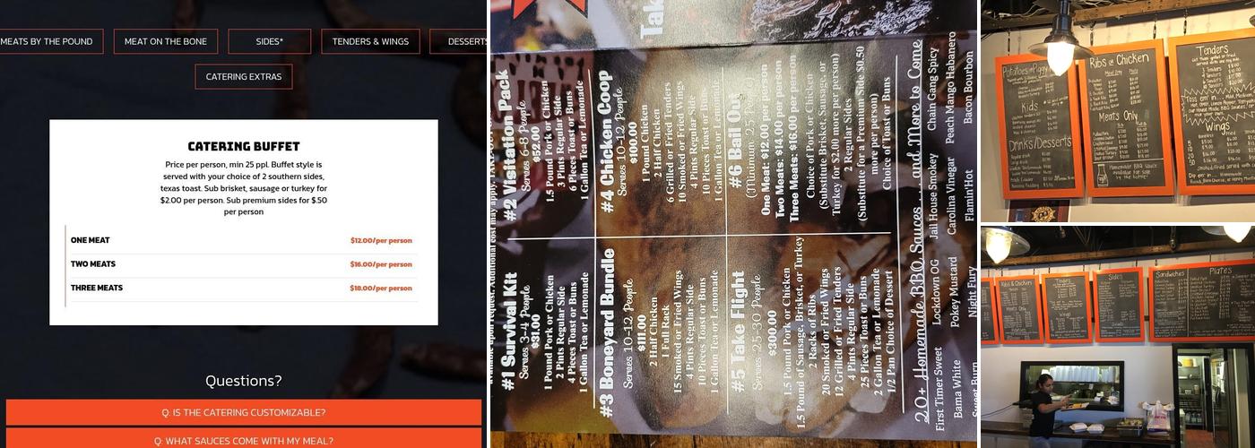 Smitty's Lockdown Barbecue Menu