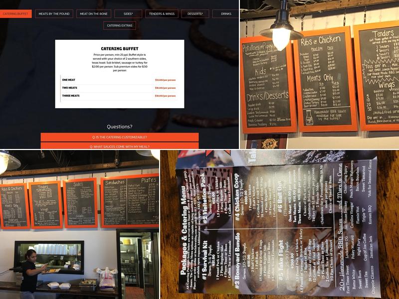Smitty's Lockdown Barbecue Menu