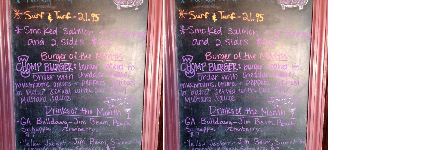 Johnny Mitchell's Smokehouse Menu