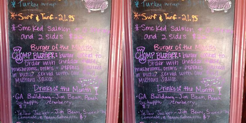 Johnny Mitchell's Smokehouse Menu