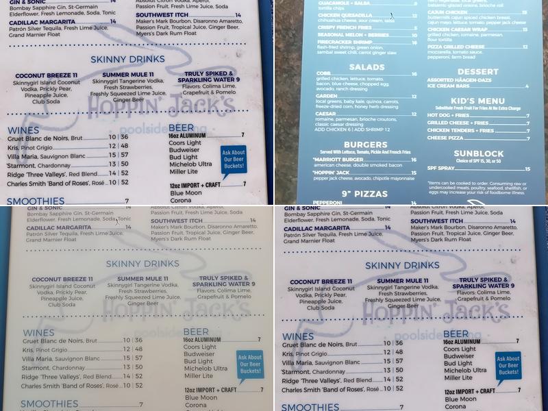 Hoppin' Jacks Menu