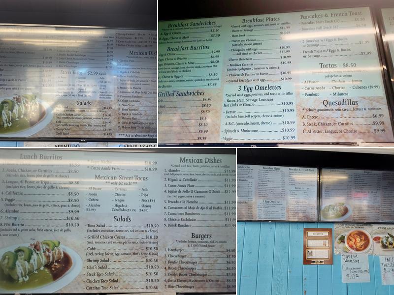 Nikki's Cafe Menu