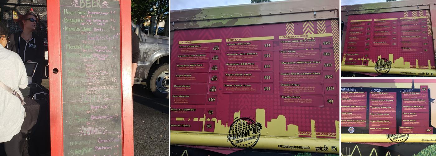 Off the Grid: Pleasant Hill Menu