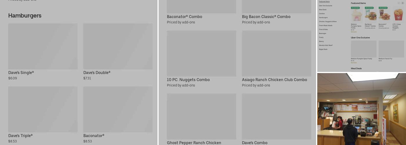 Wendy's Menu