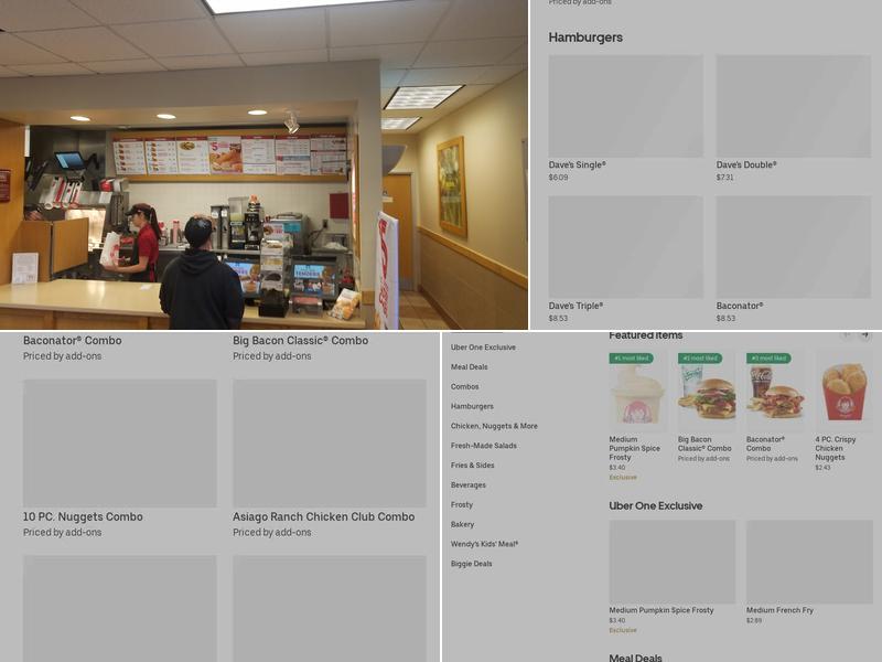 Wendy's Menu