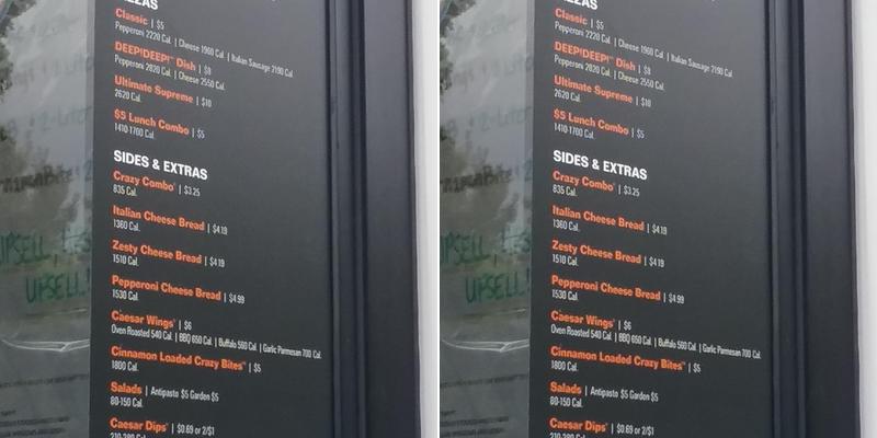 Little Caesars Pizza Menu