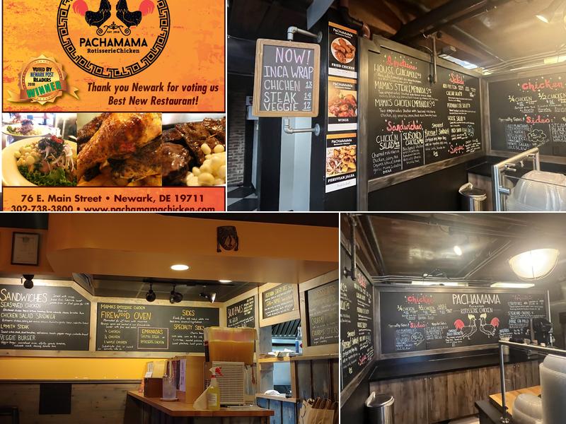 Pachamama Rotisserie Chicken Menu