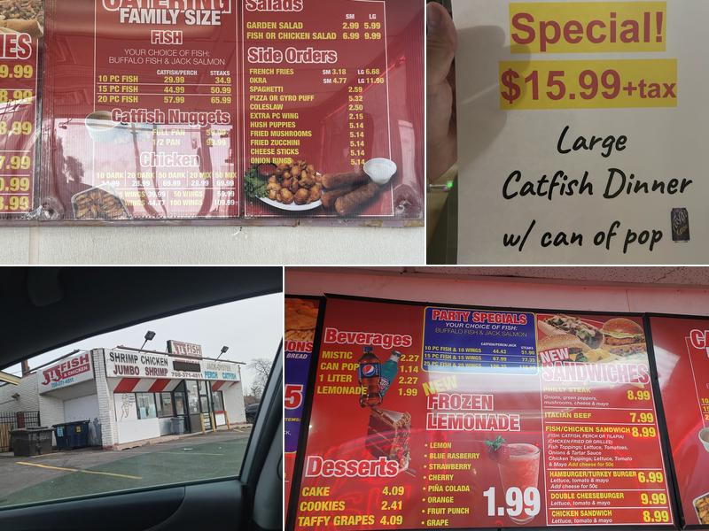 J & J Fish and Chicken Menu