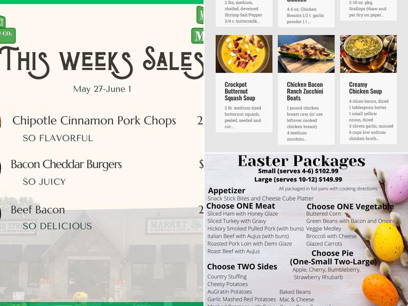 Main Street Meat Company Menu