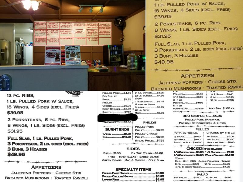 The Pork Barrel BBQ Restaurant Menu