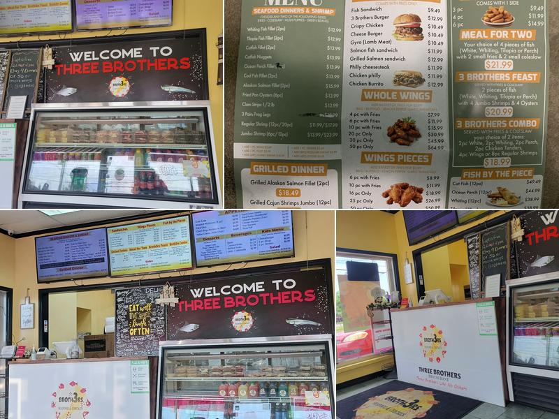 Three Brothers Restaurant Menu