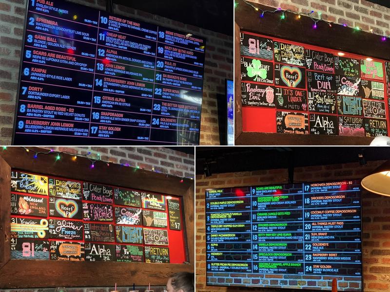 Streetside Brewery Menu