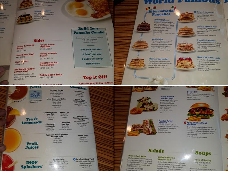 IHOP Menu