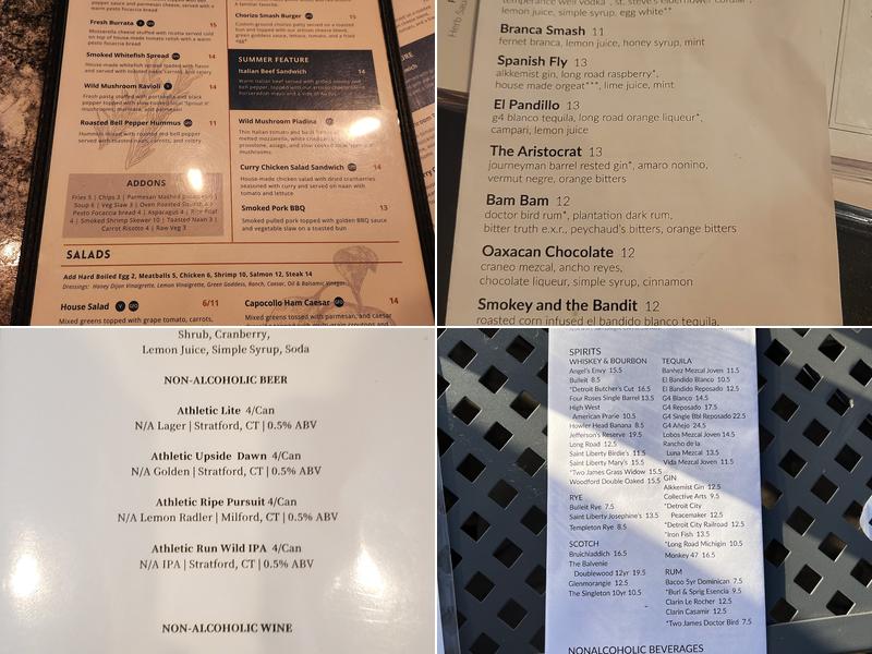 Waverly Stone Menu