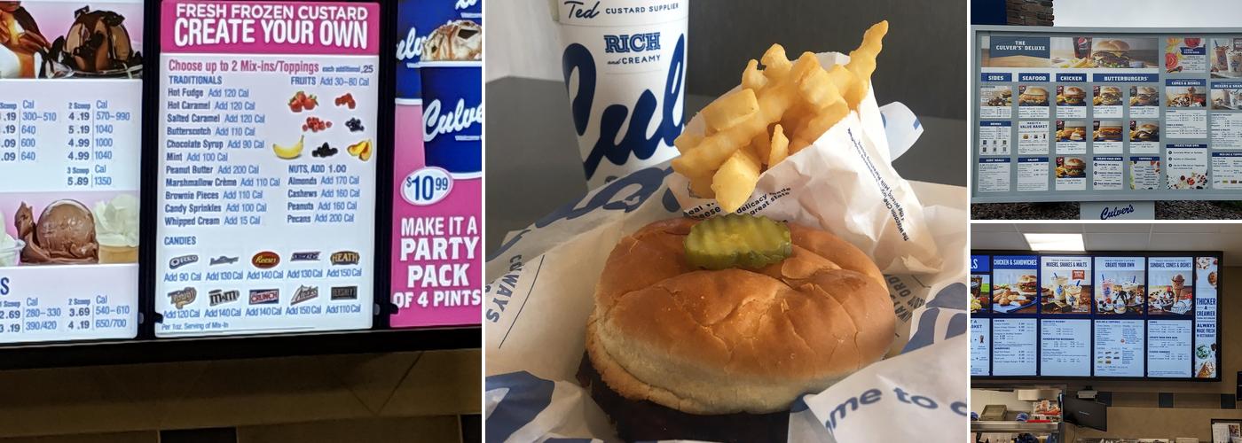 Culver’s Menu