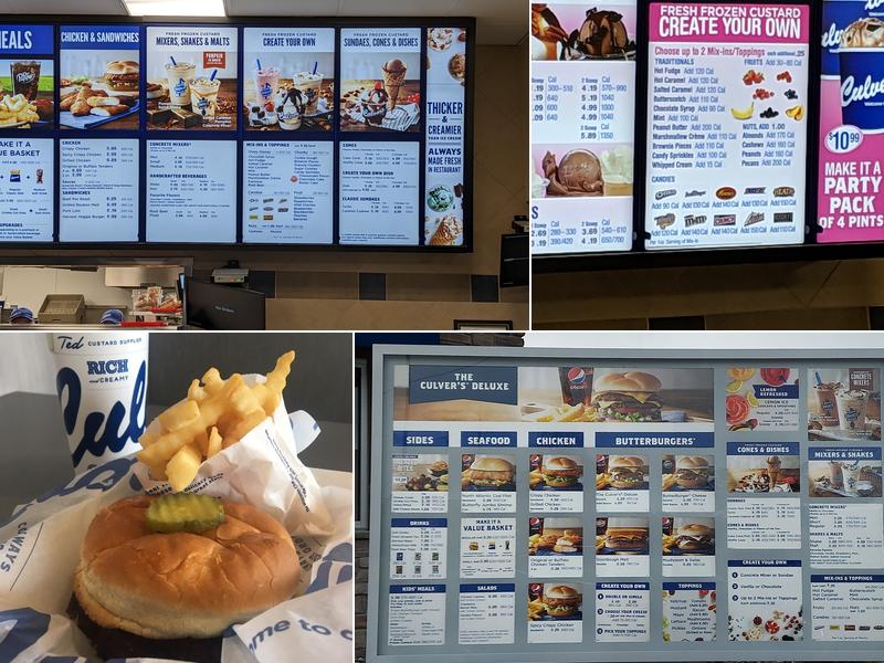 Culver’s Menu