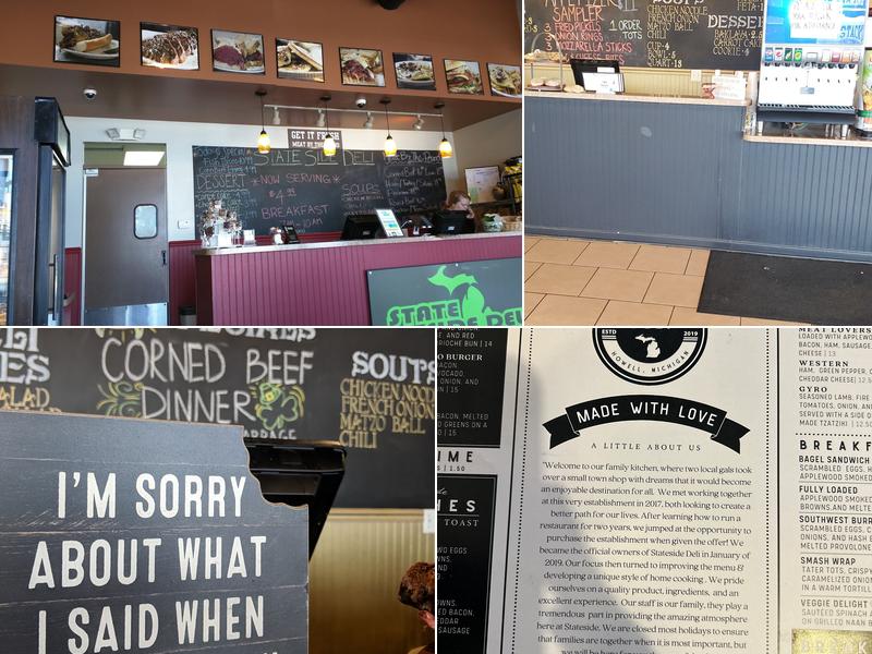 State Side Deli & Restaurant Menu