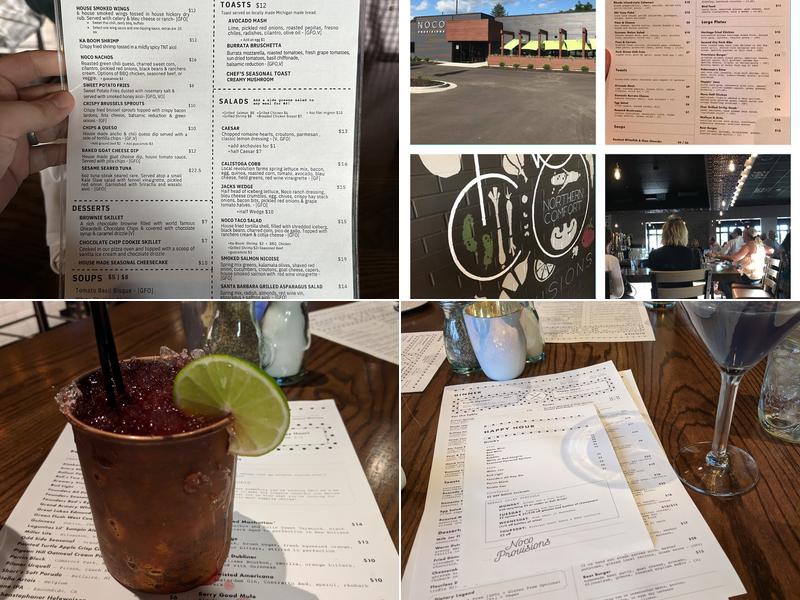 Noco Provisions Menu