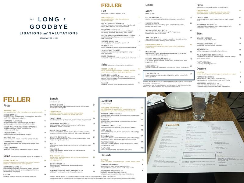 Feller Menu
