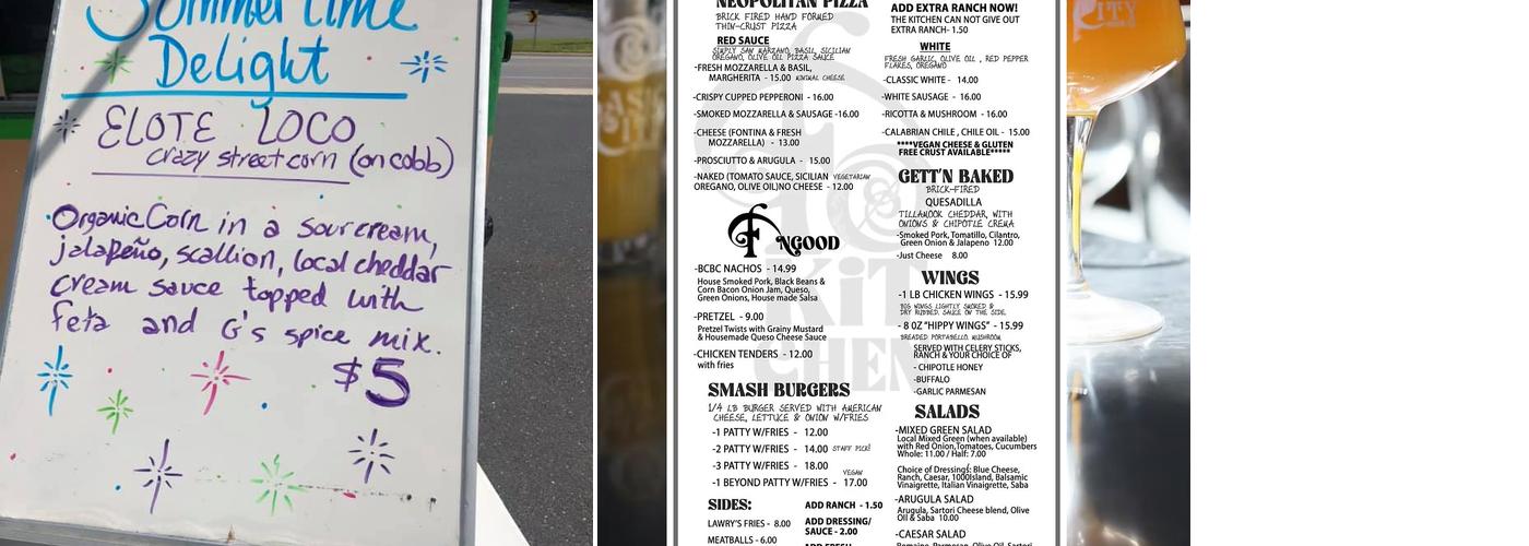Basic City Beer Co. Menu