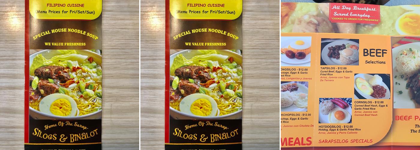 West Main Luncheonette Menu