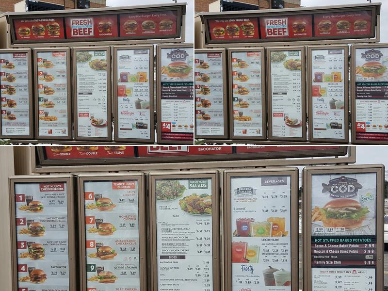 Wendy's Menu