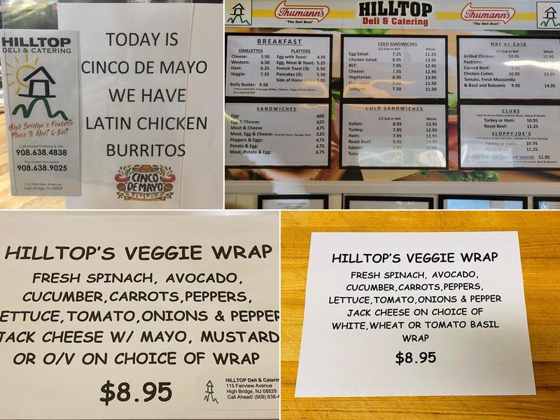 Bruno's Deli And Grill High Bridge Menu