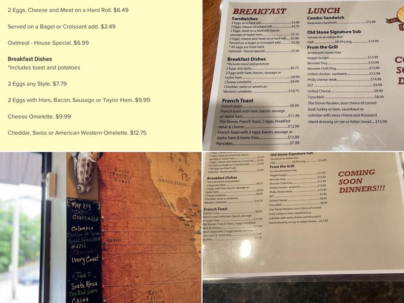 Old Stone Menu