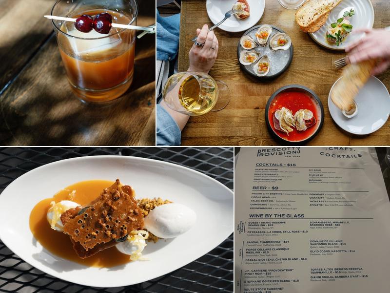 Prescott's Provisions Menu