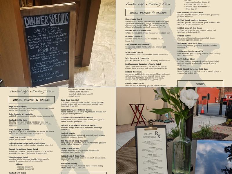 Doc’s Restaurant Menu
