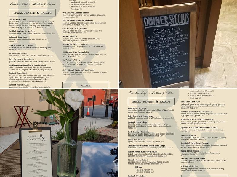 Doc’s Restaurant Menu