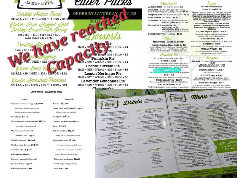 Birch Bark Eatery Menu