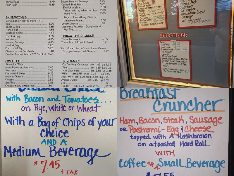 Dairy Circus Menu